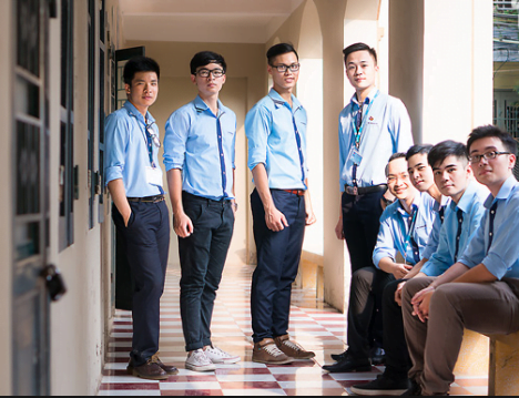 Địa chỉ may đồng phục sinh viên Nam tại Hà Nội