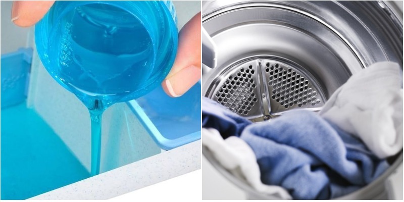 Ngoài ra bạn cũng có thể hòa bột giặt với nước trước khi cho vào máy.